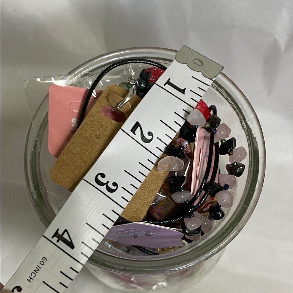 Assorted NWT Jewelry in Glass Vase - Picture 8 of 14